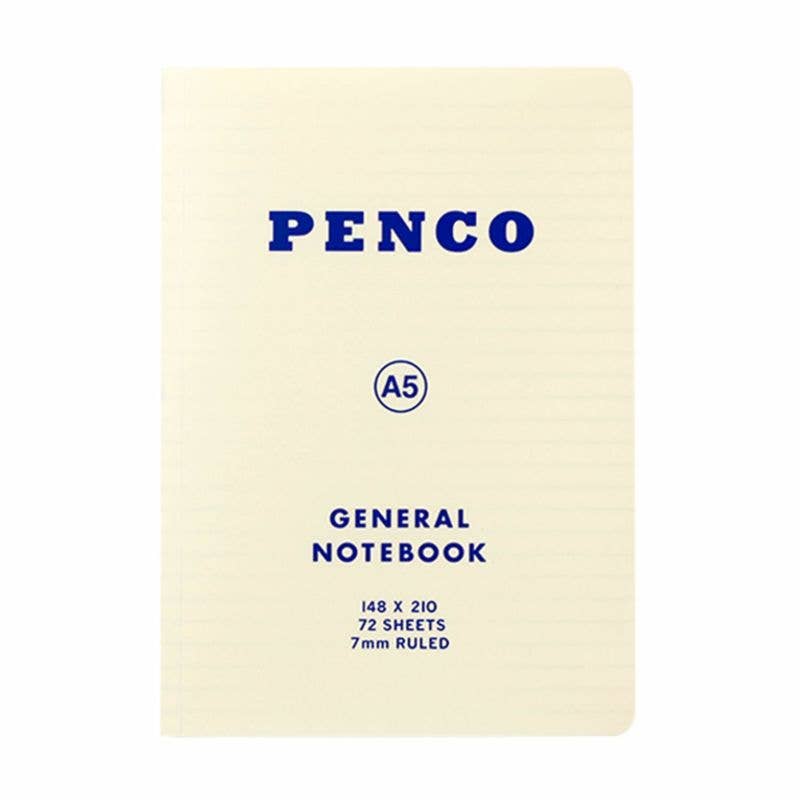 Penco Soft PP Notebook Ruled/ A5: White