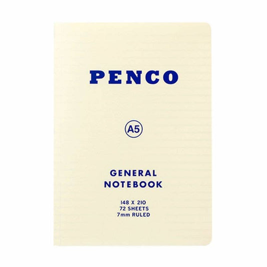 Penco Soft PP Notebook Ruled/ A5: White