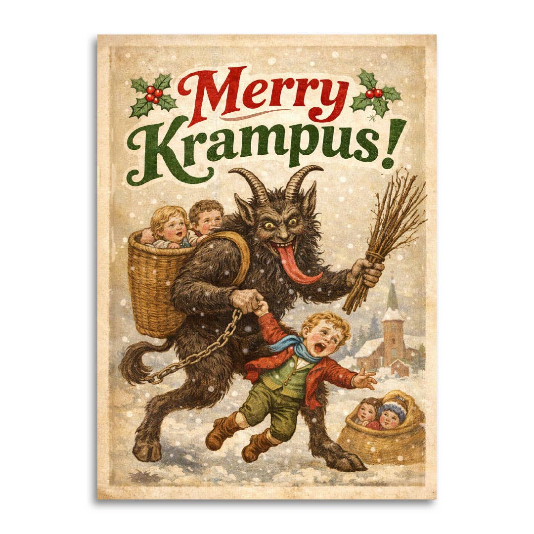 Merry Krampus - Funny Christmas Card