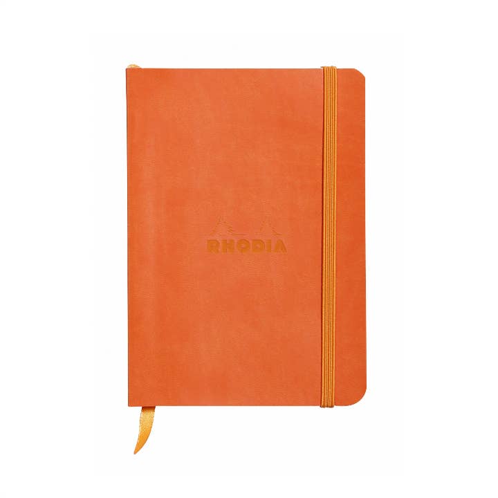 Rhodiarama Hardcover Webnotebook - 5.5 x 8.25 (A5): Anise (Lined Paper)