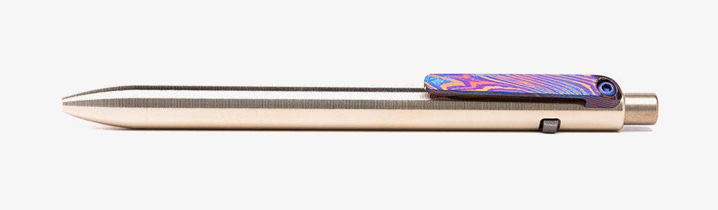 Tactile Turn Side Click Pen: Bronze / Mini