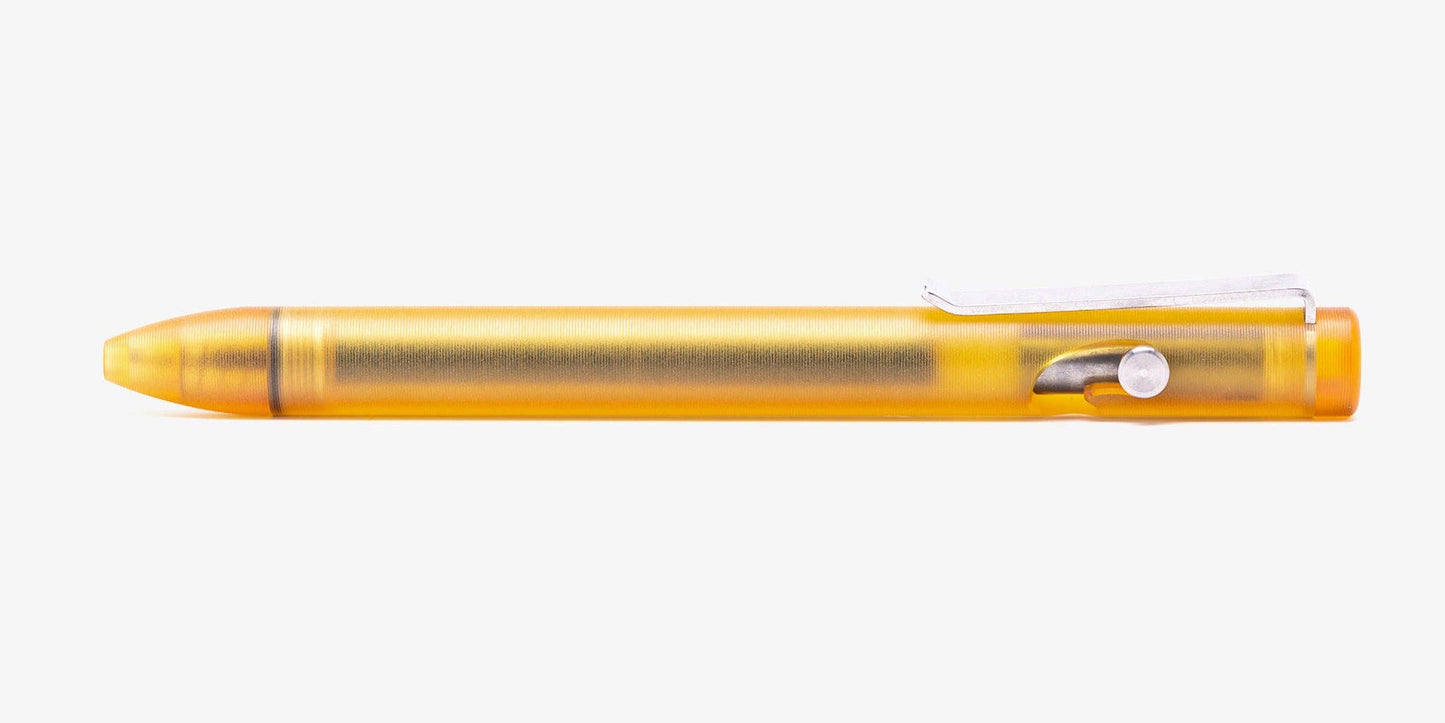 Tactile Turn Ultem Bolt Action Pen: Black / Short [5.1"]