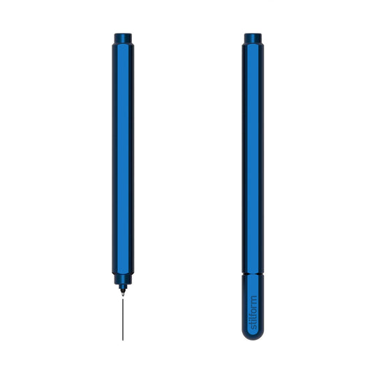 Stilform Gel Pen - Aluminum - All Metal + Precision-Machined: Night Sky