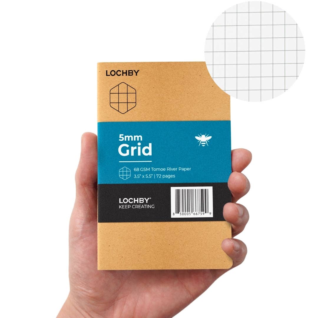 Lochby Pocket-size Grid Notebook