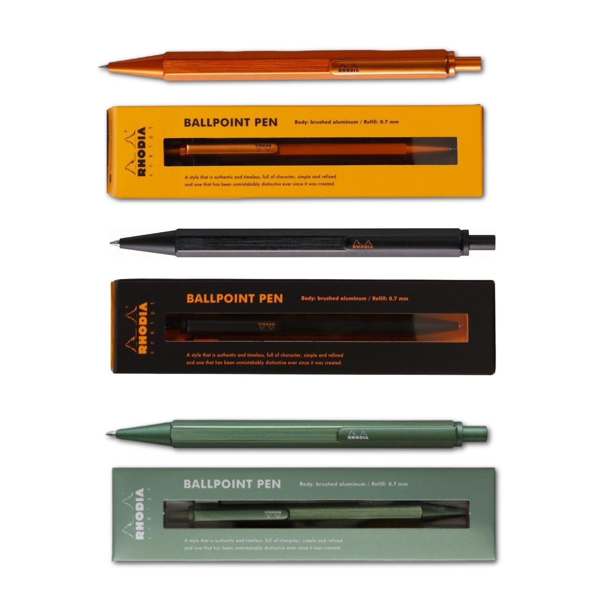 Rhodia Ballpoint Pen: Orange