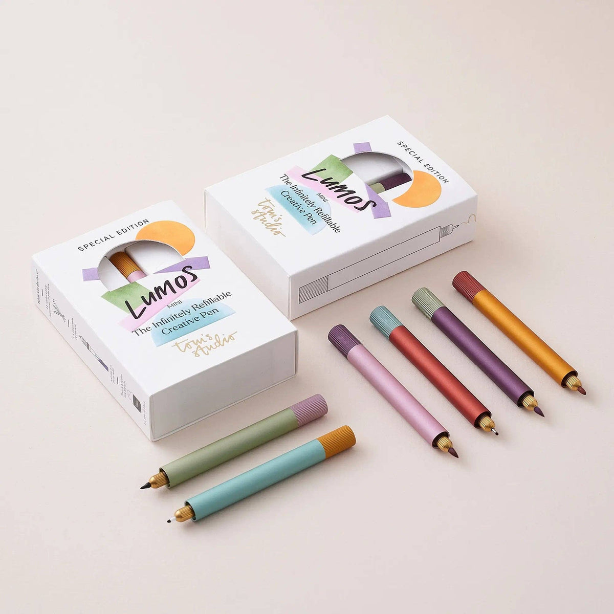 Lumos Mini - Colour Block: Sky Blue - Clementine
