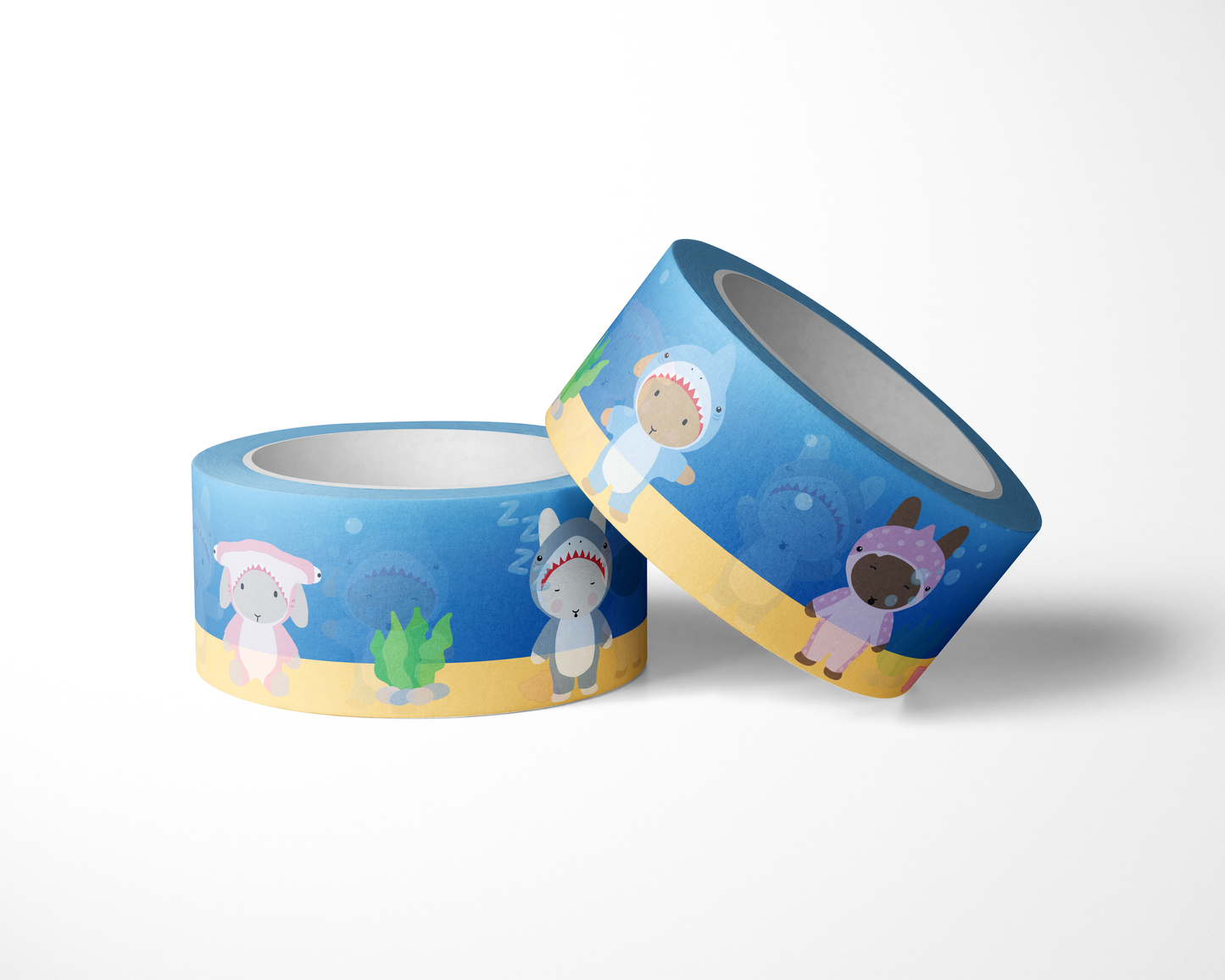 Clem & Co BUN-der the Sea Shark Clem & Friends Washi Tape