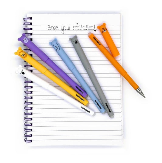 WILD LIFE ERASABLE GEL PENS