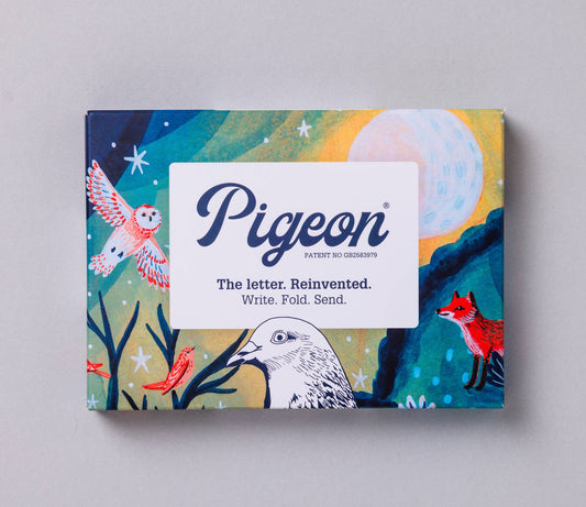 Harvest Moon Pigeon, Folding Holiday Letter Pack, Pack of 6
