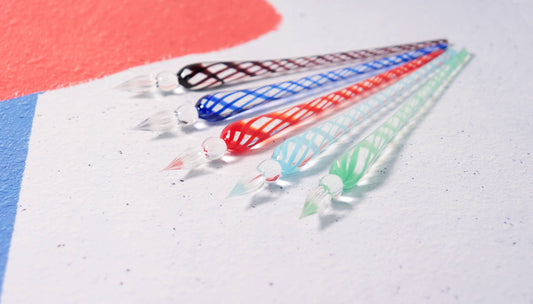Teranishi Glass pen Mesh: Pale Green