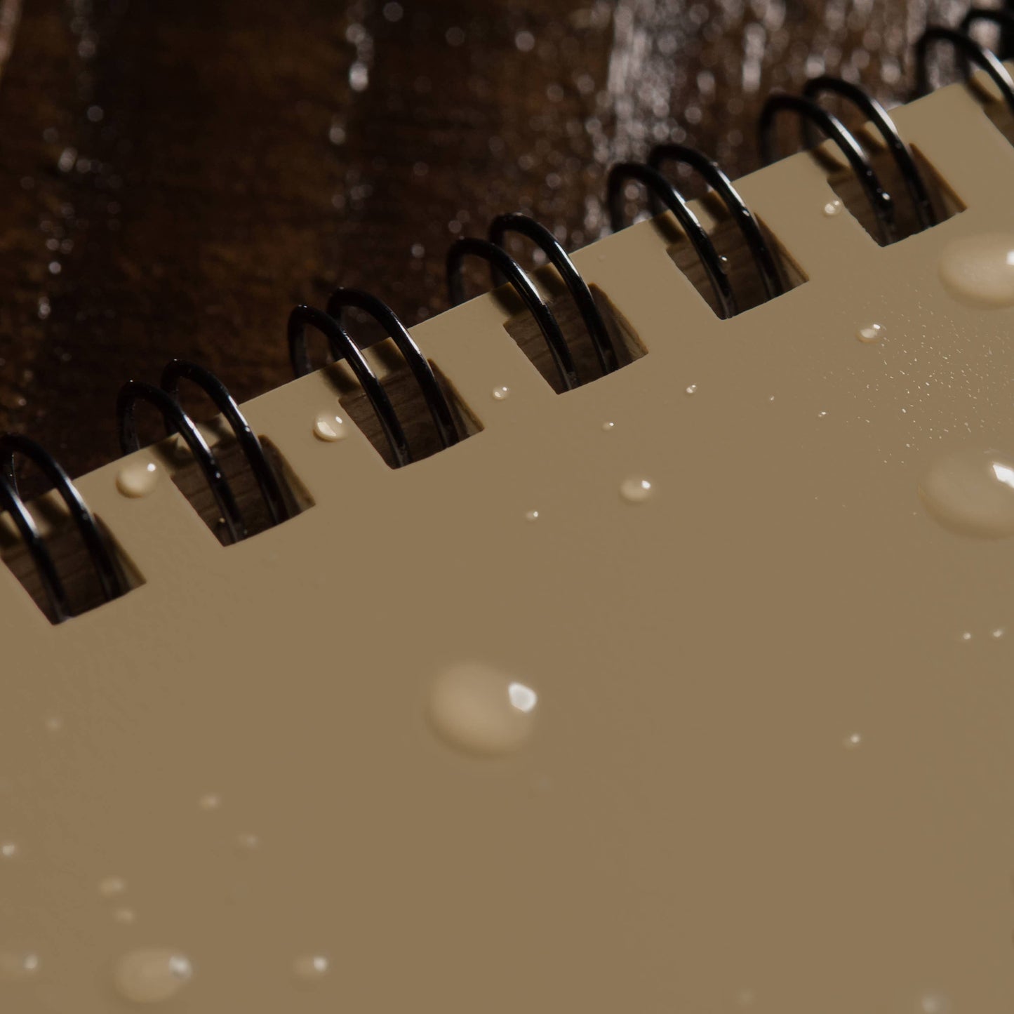 Rite in the Rain 4.625" x 7" Side Spiral Notebook, Tan