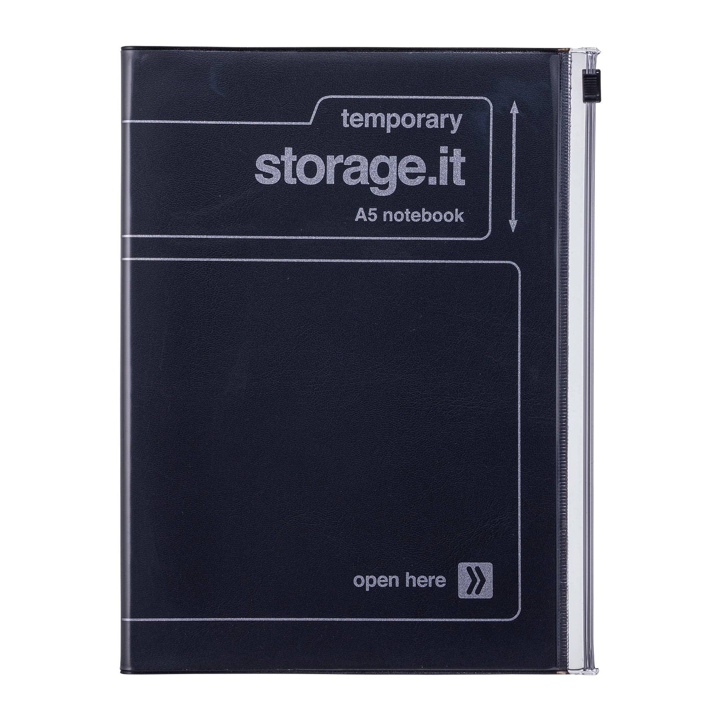 Vol.2 Eco-friendly refillable Notebook A5 / STORAGE.it: Navy