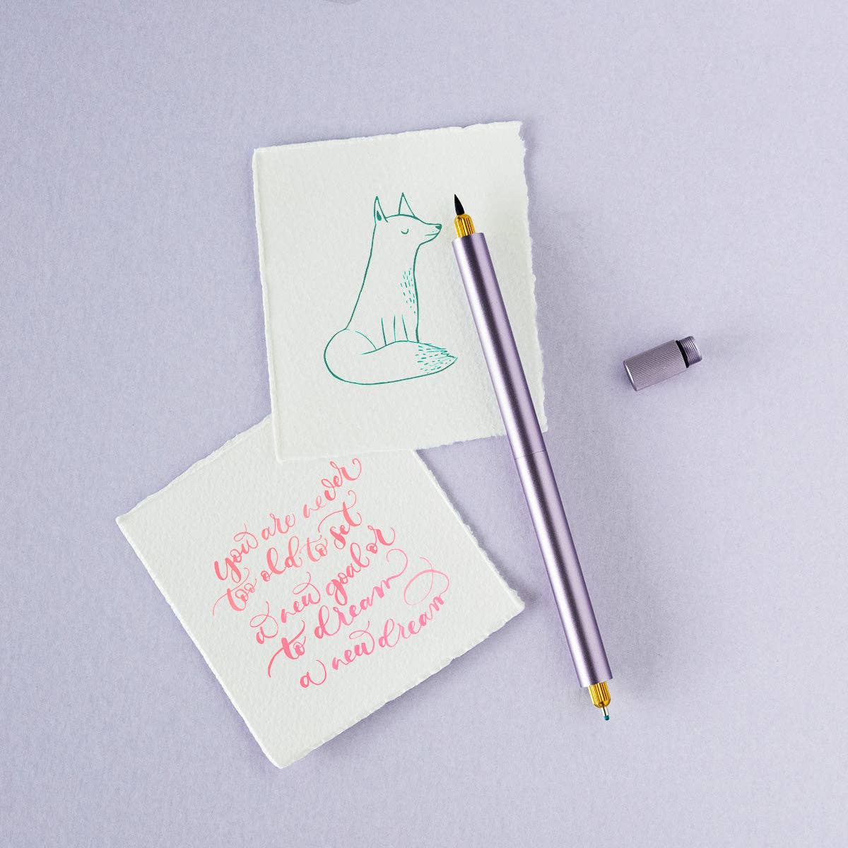 Tom's Studio Lumos Pro - Refillable Multi-Tip Pen: Ivy / Single Tip