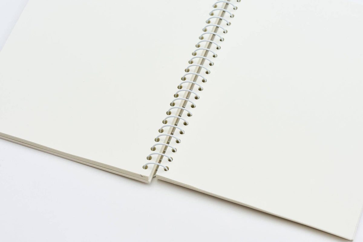Blackwing A5 Spiral Notebook - White: Blank