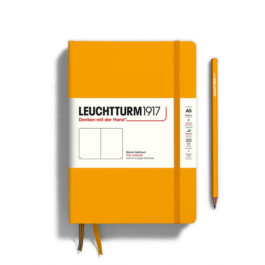 Leuchtturm Notebooks - Medium (A5): Rising Sun / Hardcover / Plain