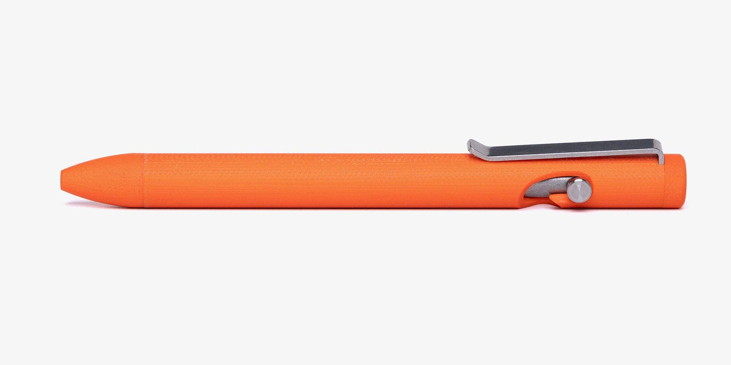 Tactile Turn G10 Bolt Action Pen: Orange / Standard [5.6"]