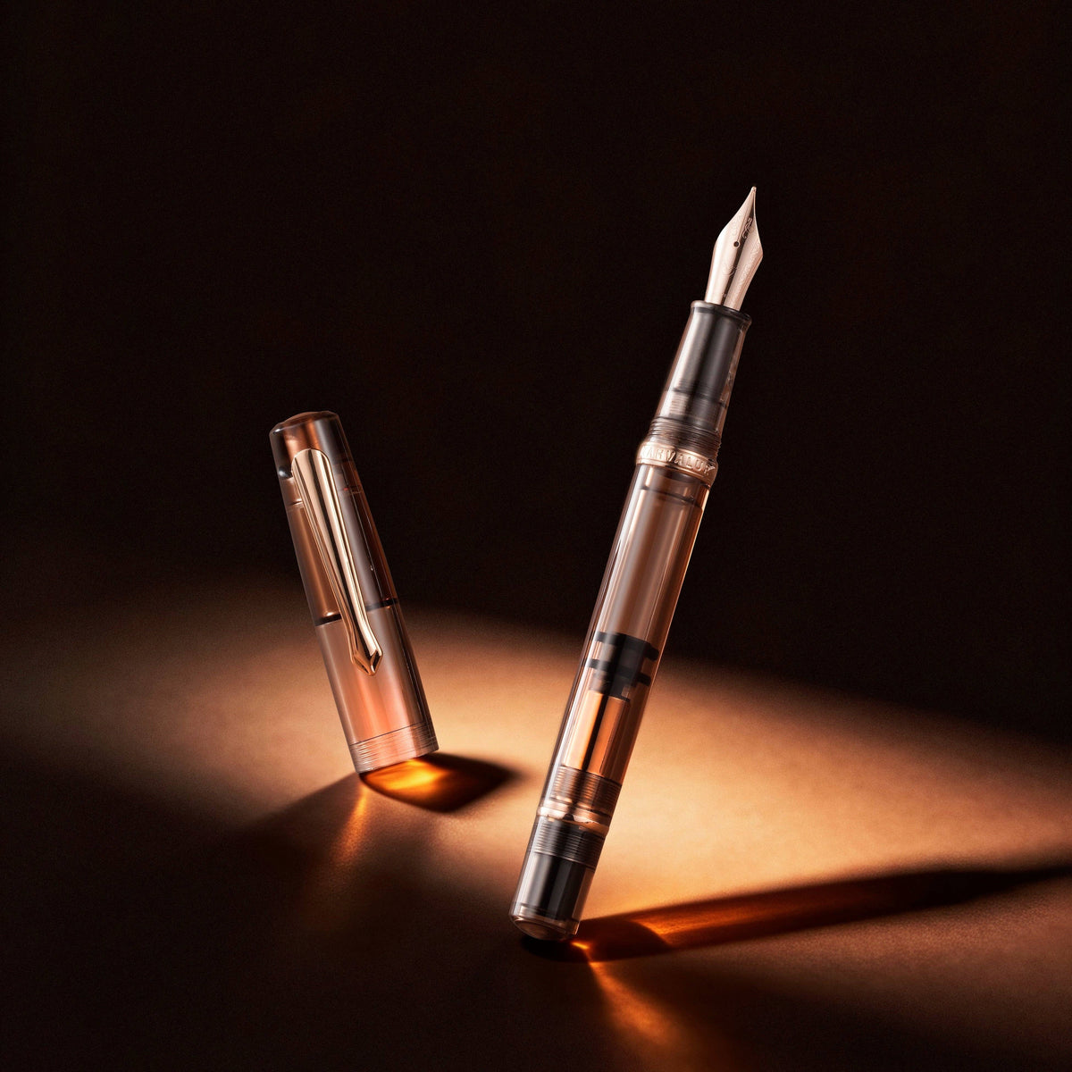 Nahvalur Original Cocoa Smoke Fountain Pen: Extra Fine