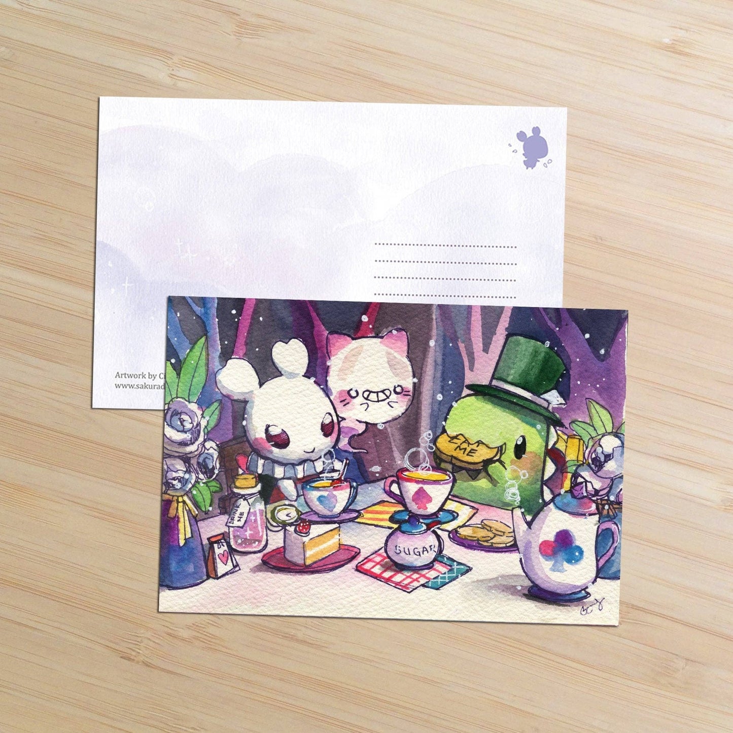 Mad Tea Party Postcard