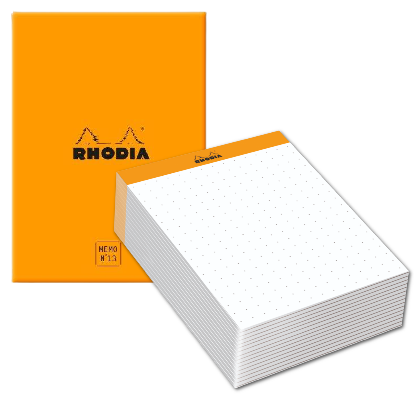 Rhodia Classic Memo Pads.Boxed Pad - DOTS