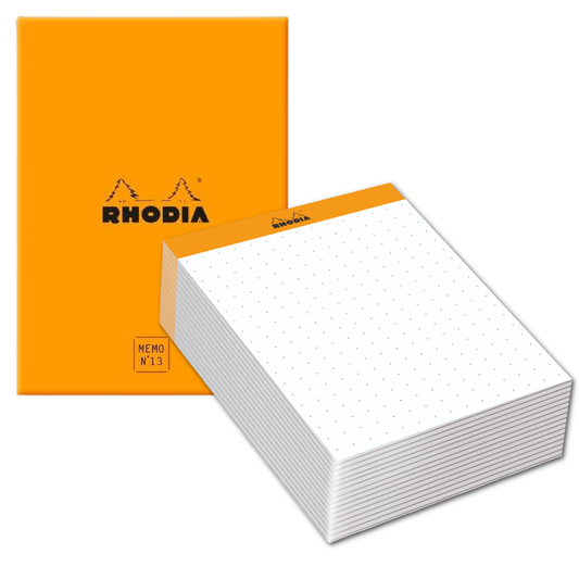 Rhodia Classic Memo Pads.Boxed Pad - DOTS