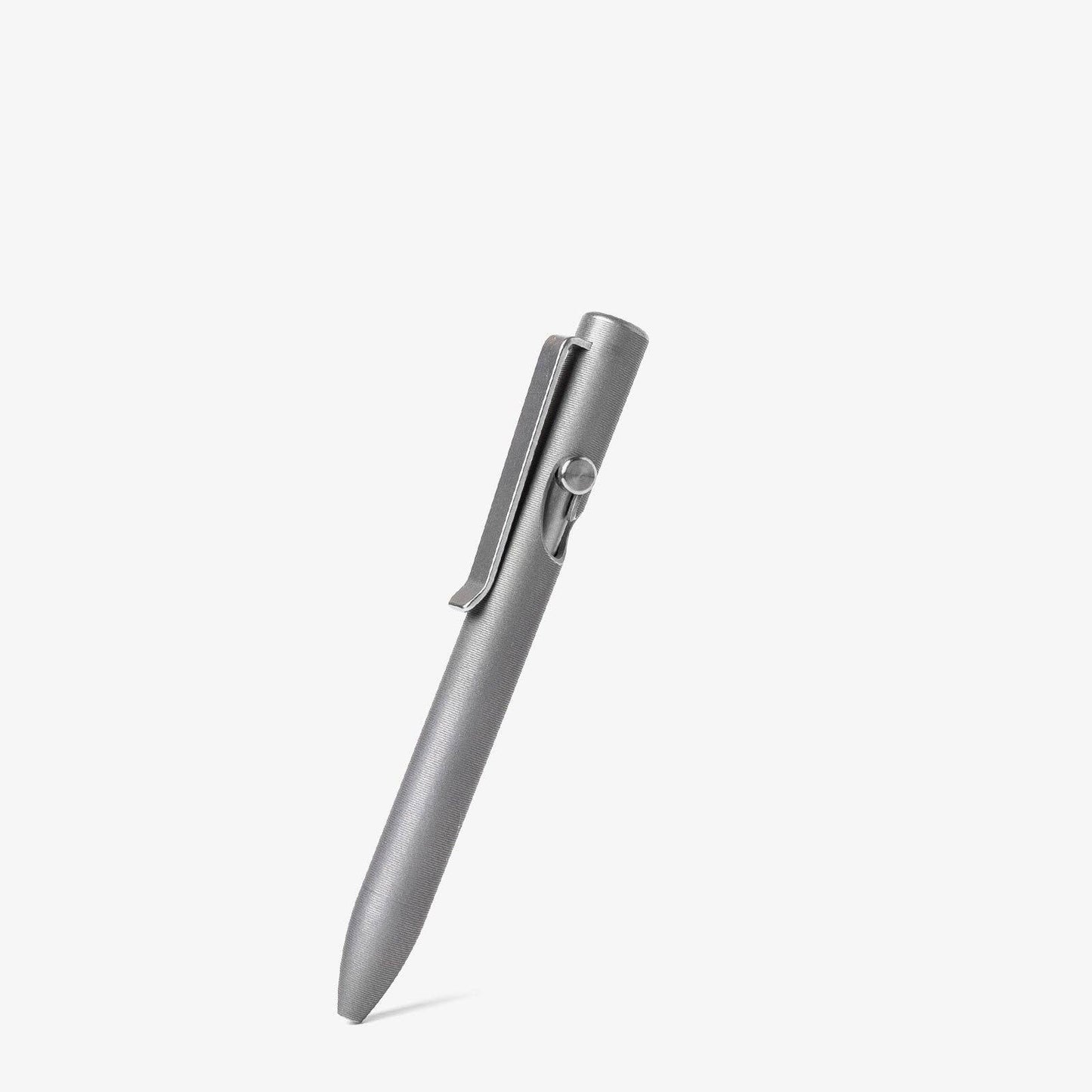 TactileTurn Stonewashed Titanium Bolt Action Pen: Short [5.1"]