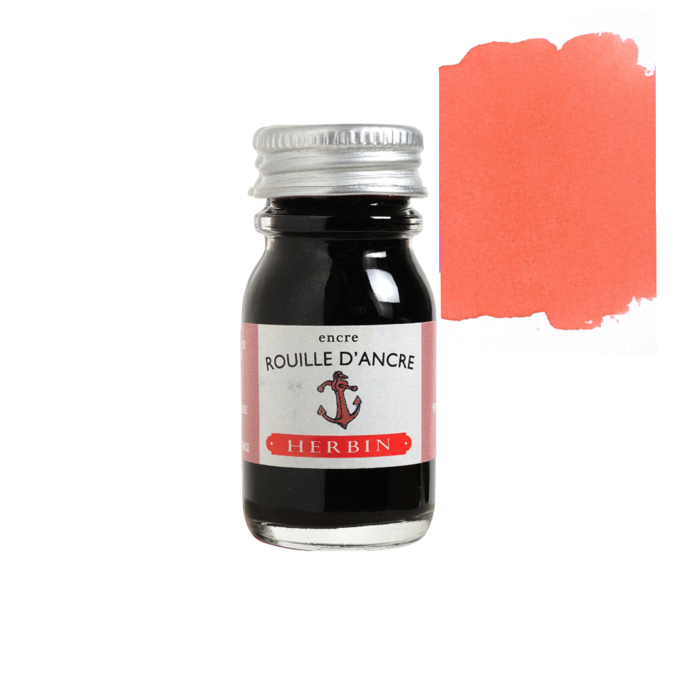 Herbin Fountain Pen Ink 10ml Bottle -35 Colors: Gris Nuage (Gray Cloud)