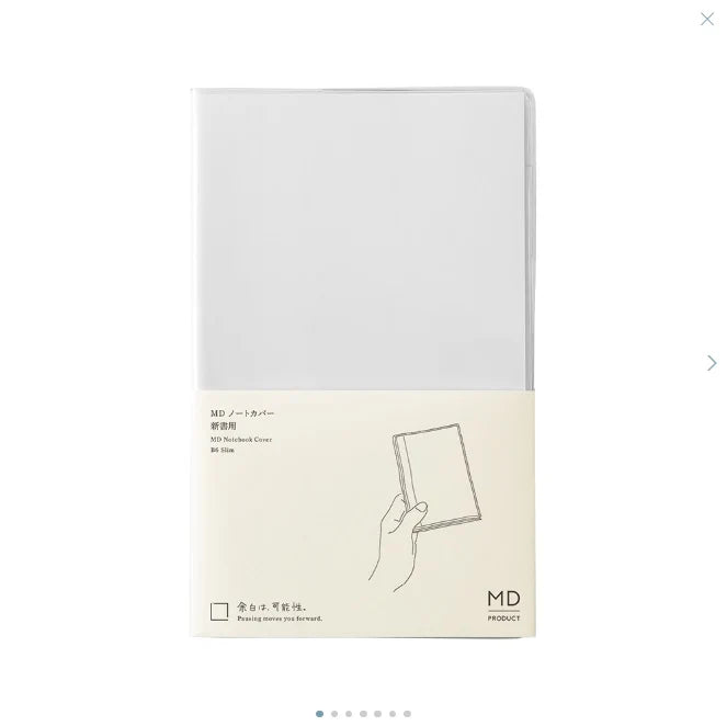 MD NOTEBOOK COVER B6 SLIM CLEAR A