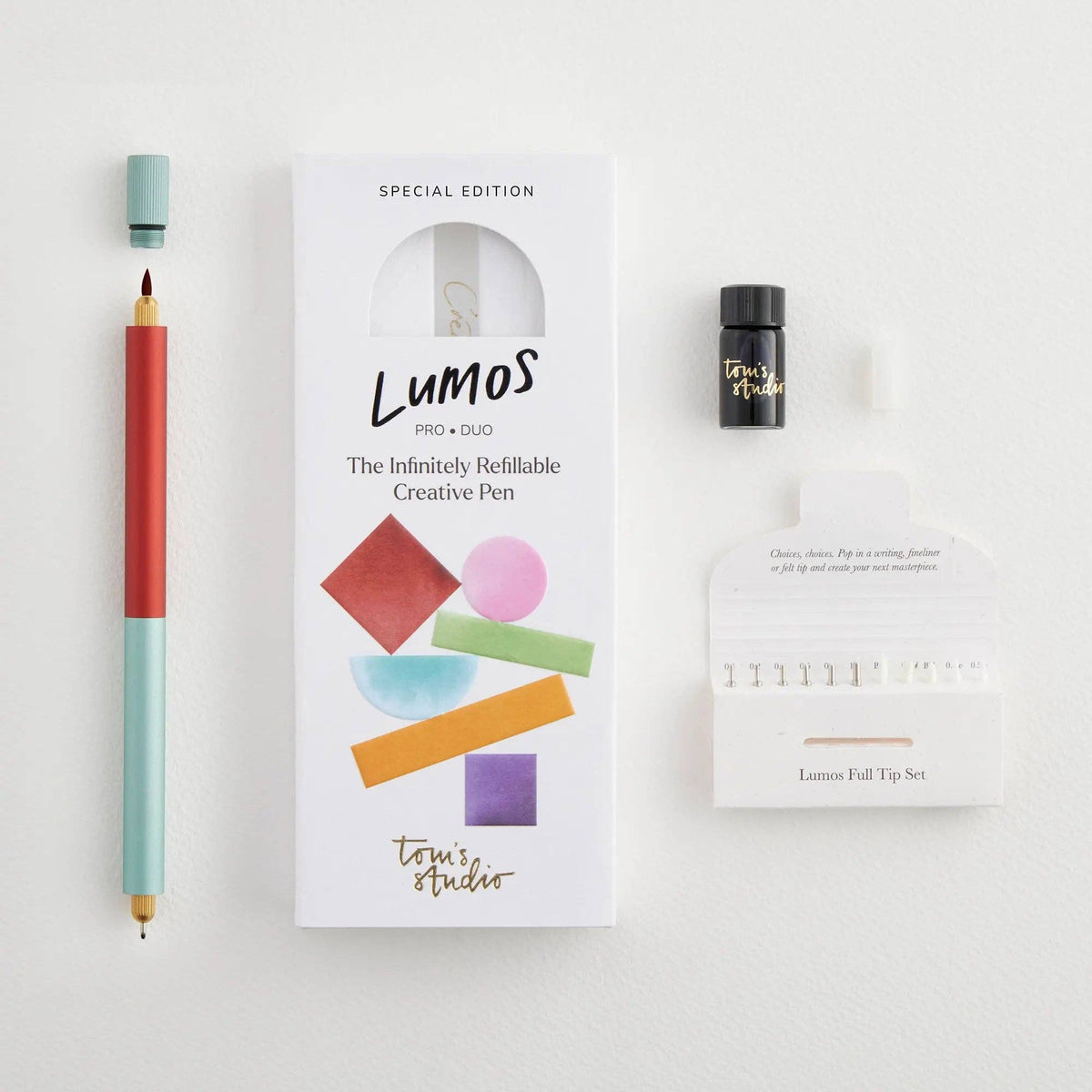 Lumos Pro - Colour Block: Cranberry - Sky Blue / Duo Tip