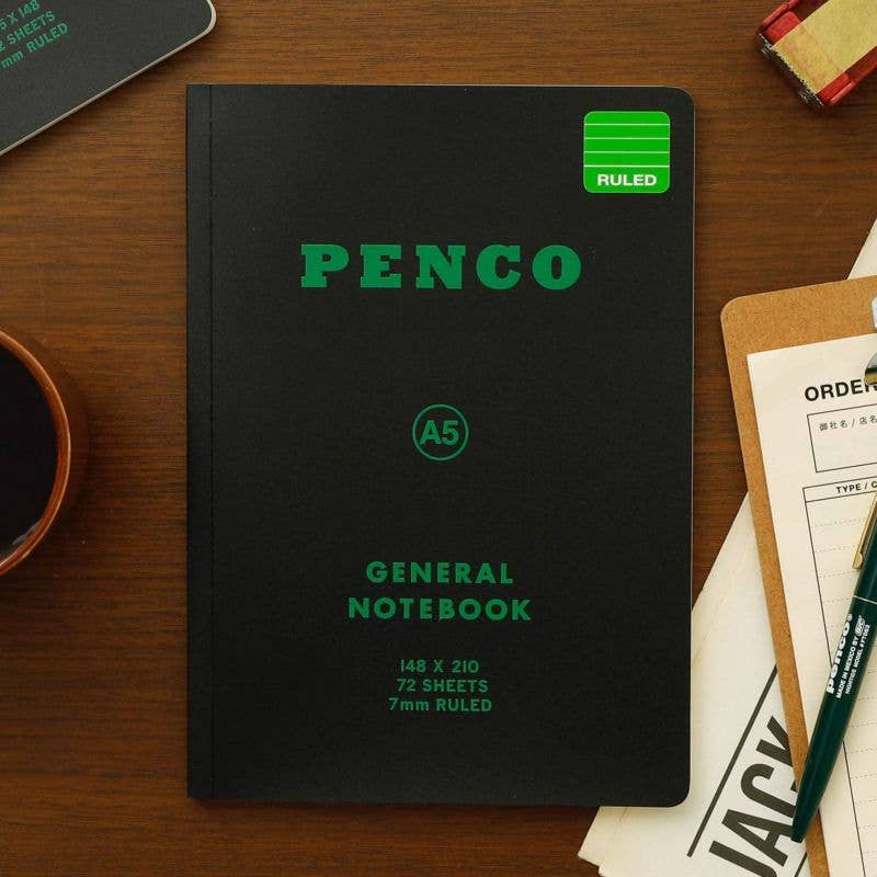 Penco Soft PP Notebook Ruled/ A5: White