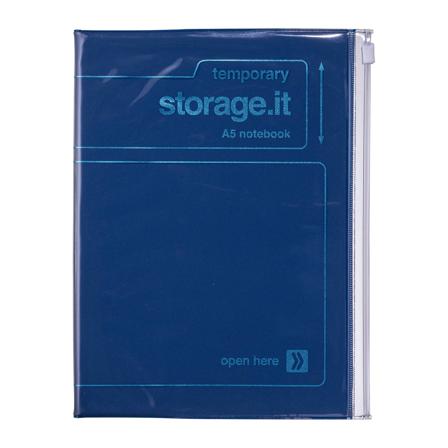 Vol.2 Eco-friendly refillable Notebook A5 / STORAGE.it: Blue