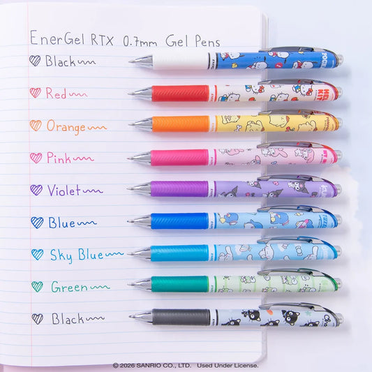 Pentel EnerGel RTX Hello Kitty and Friends .7mm Limited Edition Individual Pen