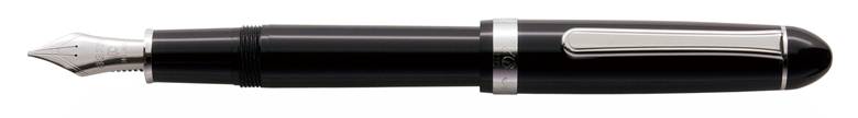Platinum 3776 Black with Rhodium Trim Fountain Pen Music Nib