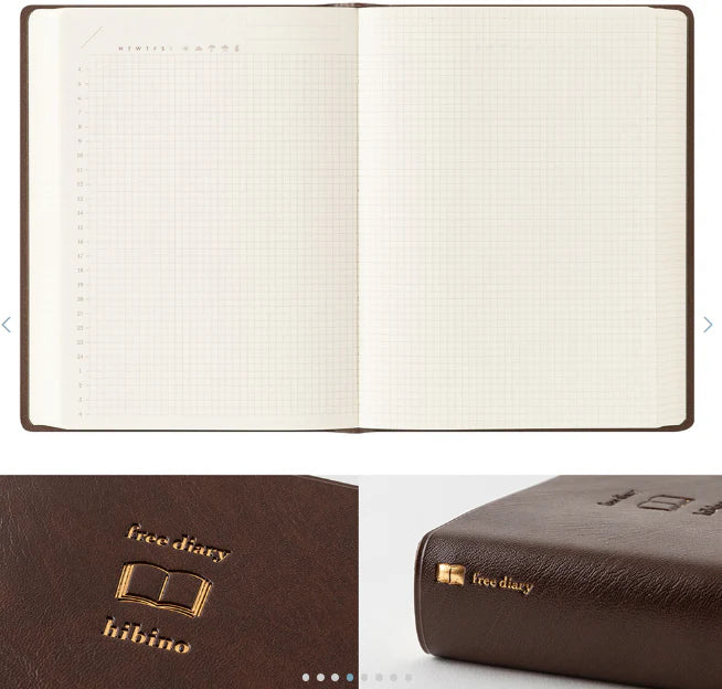 Hibino Free Diary A6
