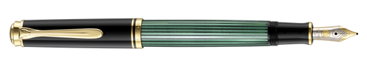 Pelikan Souveran Green and Black Stripe Fountain Pen